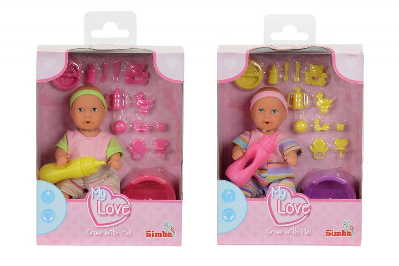 Bábika pije a ciká 12 cm, prísl.